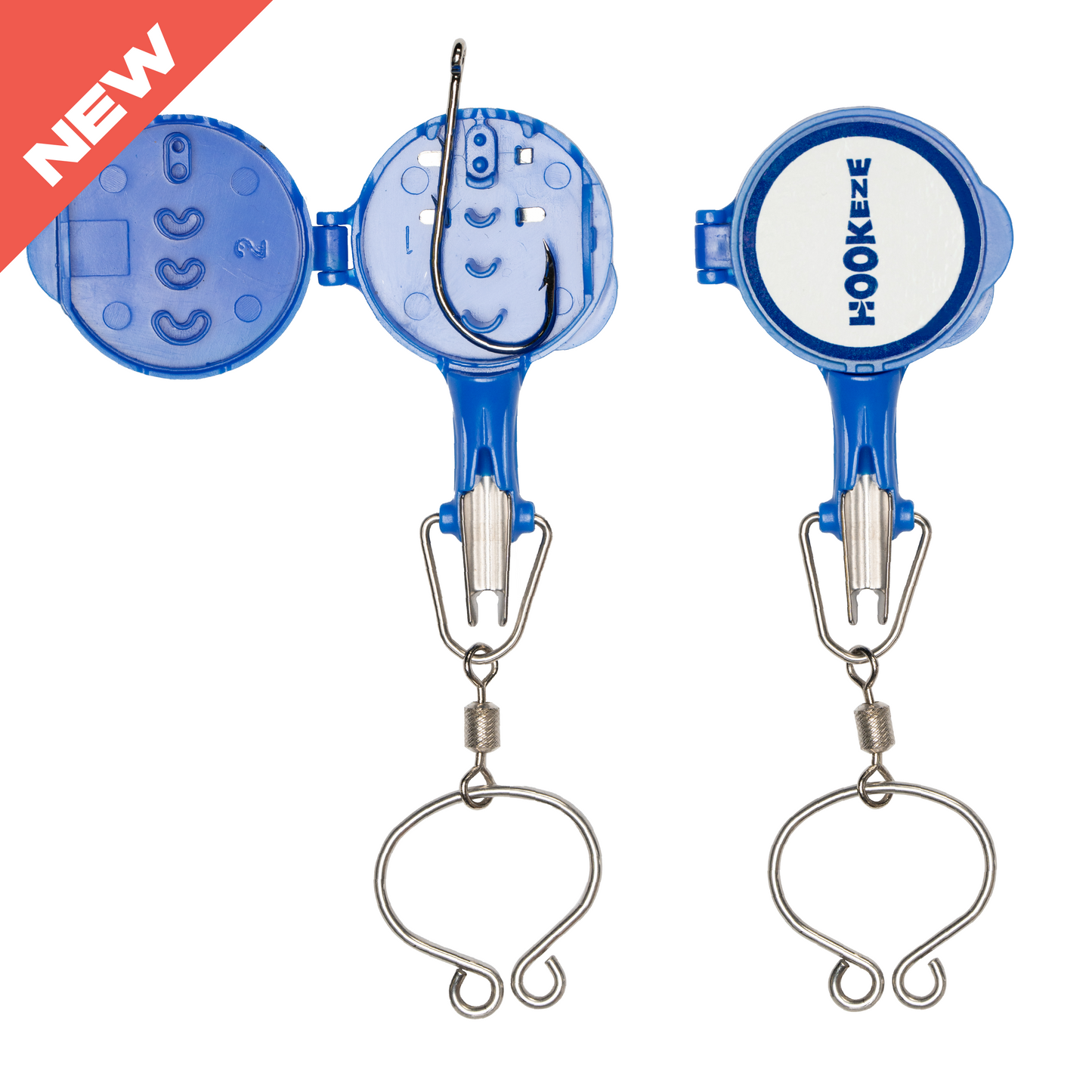 Hook-Eze Fishing Nail Knot Tying Tool | Pack of 2 | Turquoise