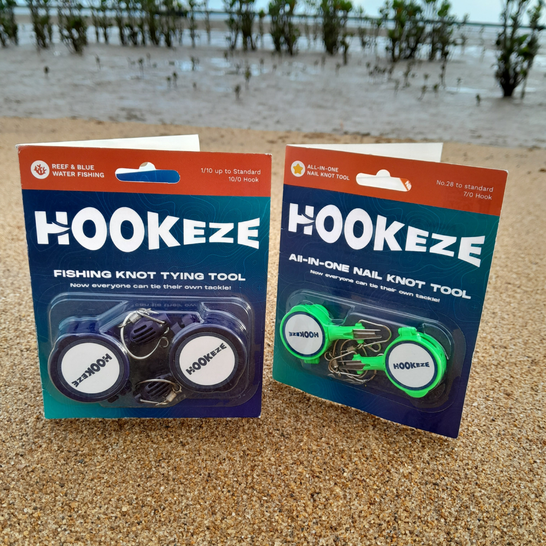 Hook-Eze Fishing Nail Knot Tying Tool | Pack of 2 | Turquoise