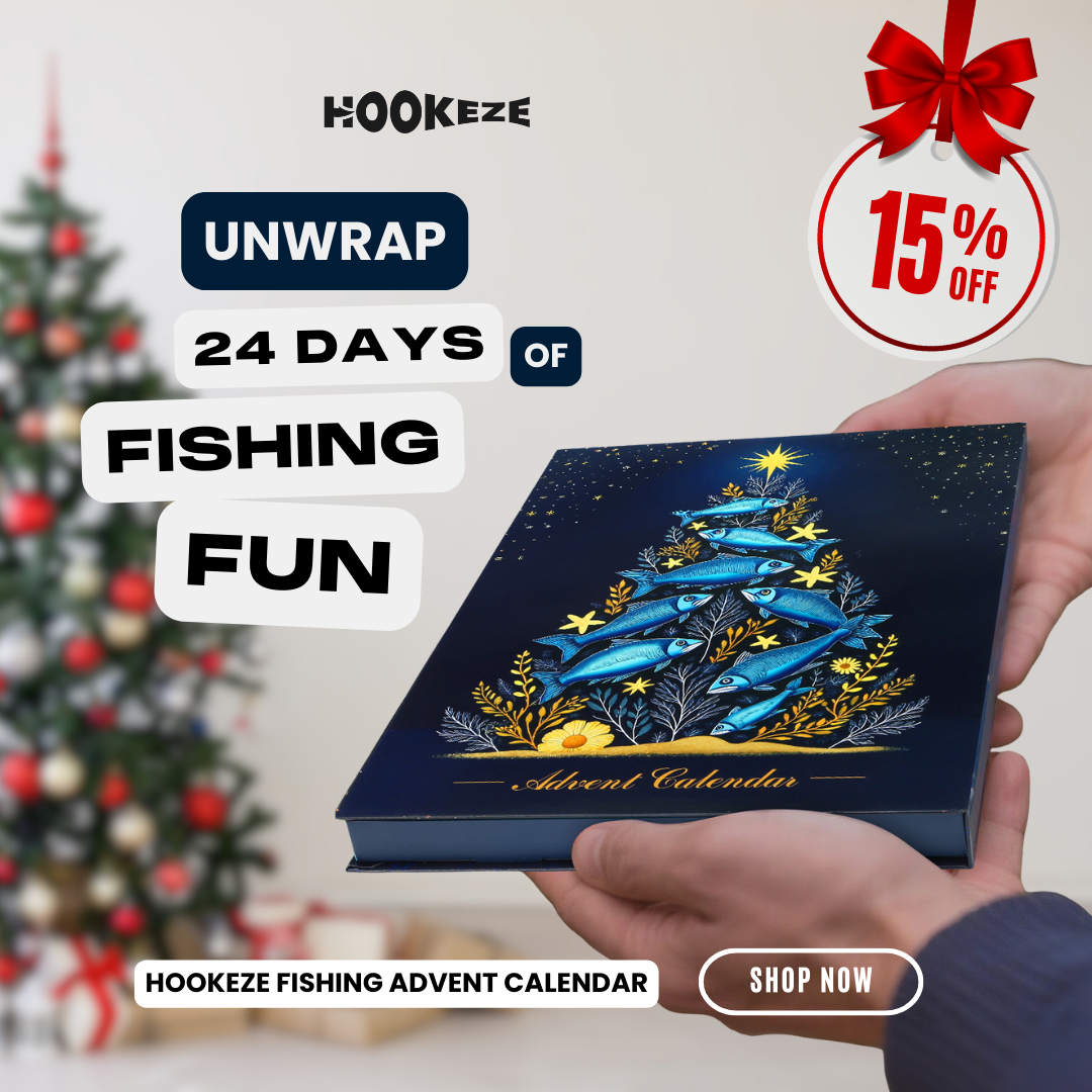 HookEze Fishing Advent Calendar Starter Kit | 24 Days of Fishing Gifts