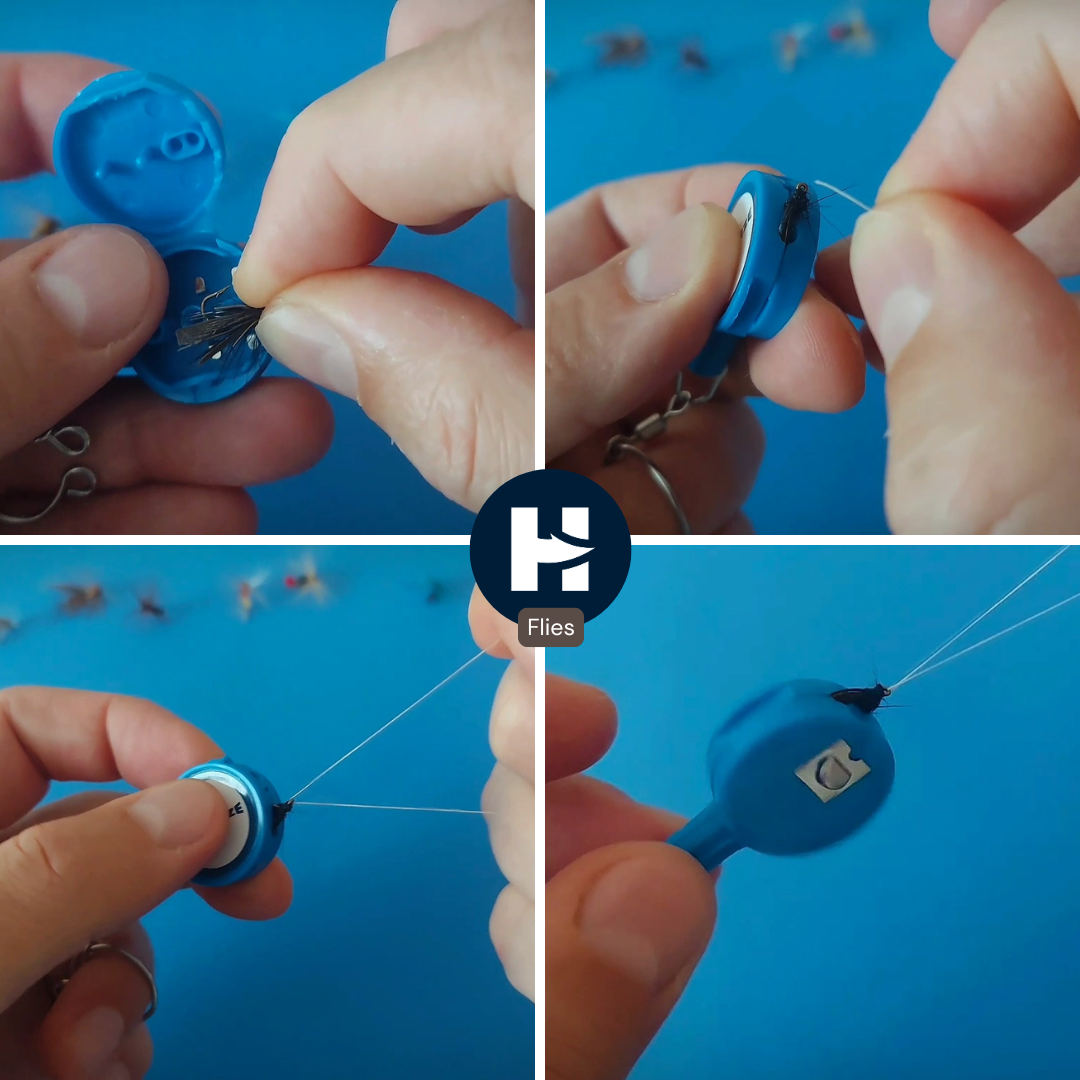 Hook-Eze Fishing Nail Knot Tying Tool | Pack of 2 | Turquoise