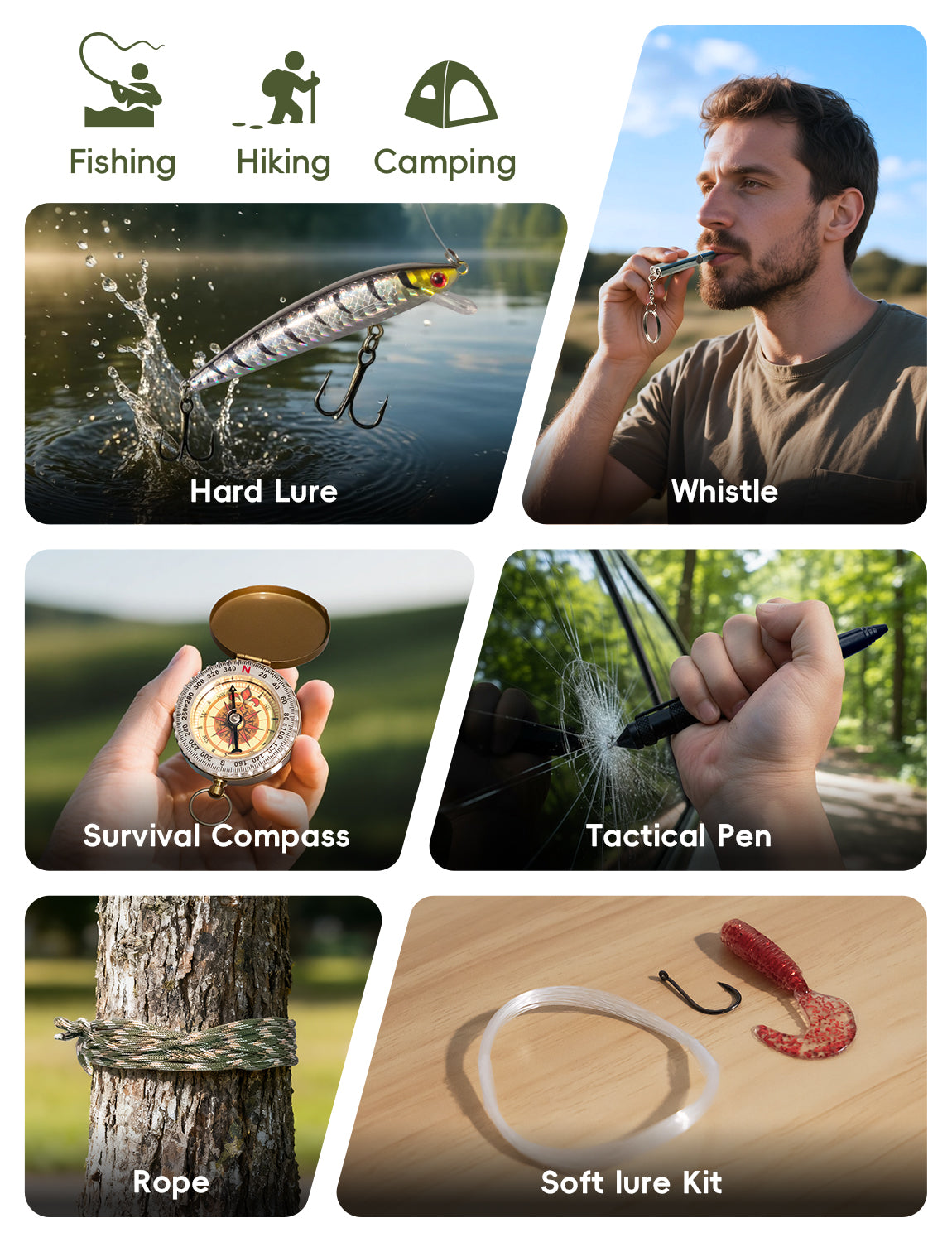 HookEze Fishing & Survival Advent Calendar Combo | 24 Days of Fishing Gifts