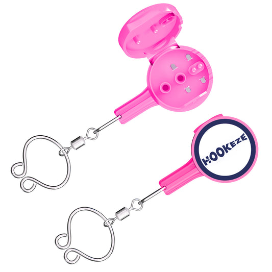 Hook-Eze Fishing Knot Tying Tool (Standard) | Pack of 2 | Pink