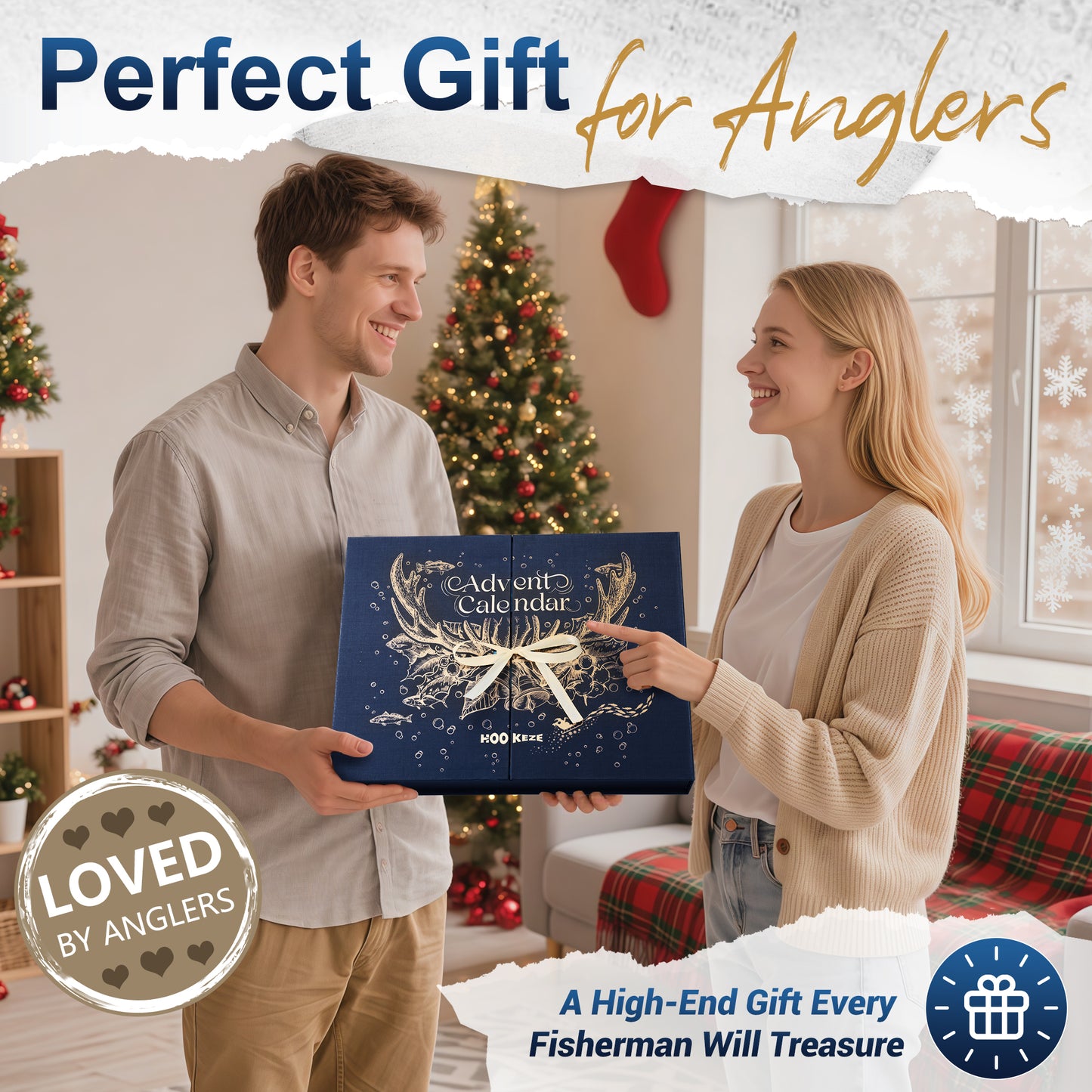 HookEze Fishing Advent Calendar Pro Kit | 24 Days of Fishing Gifts