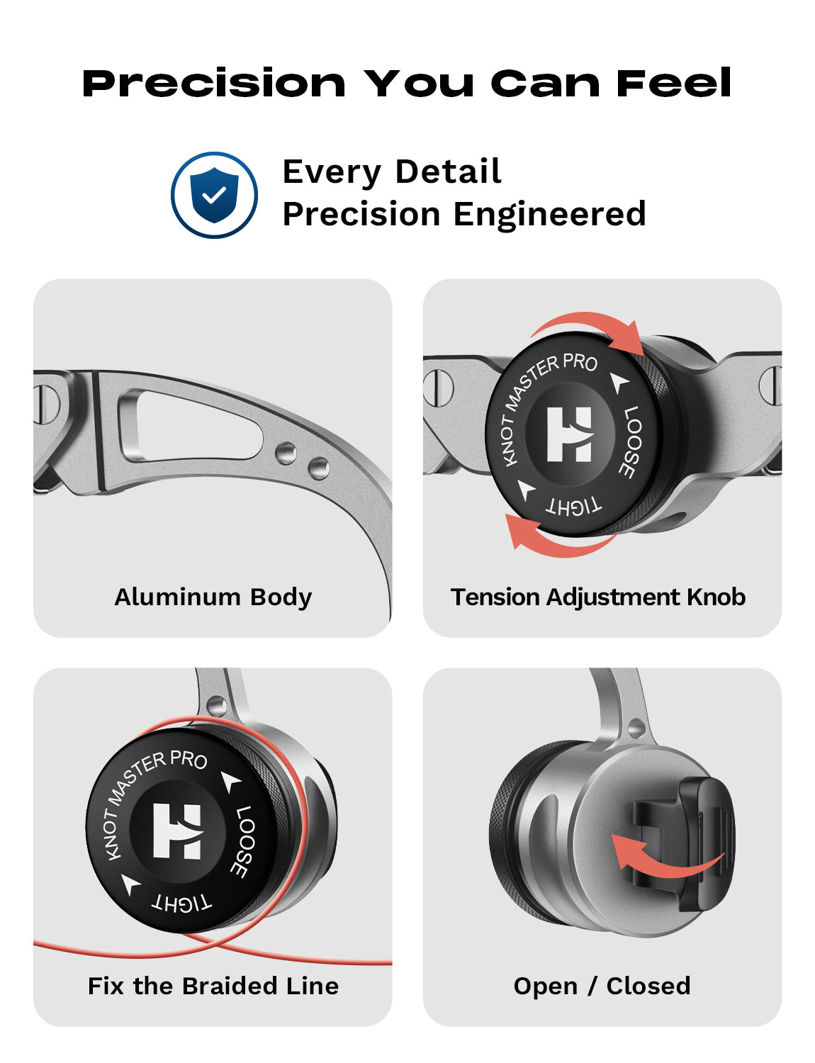 HookEze FG Knot Tying Tool | Braid to Leader Connection