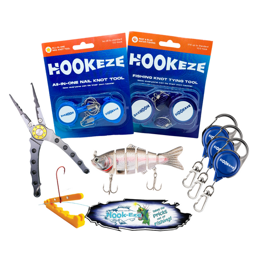 Hook-Eze Ultimate Angler's Arsenal Fishing Tools | (Large & Nail Knot)