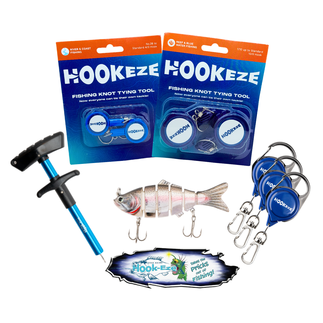 Hook-Eze Angler's Must-Have Fishing Tools | Hook Remover Pack (Standard & Large)