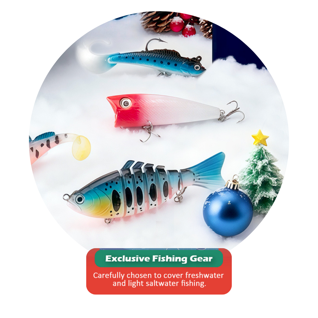HookEze Fishing Advent Calendar Pro Kit | 24 Days of Fishing Gifts